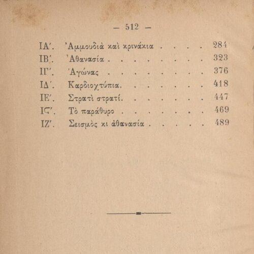 19 x 13 εκ. 2 σ. χ.α. + 512 σ. + 1 σ. χ.α., όπου στο φ. 1 κτητορική σφραγίδα CPC στο rec